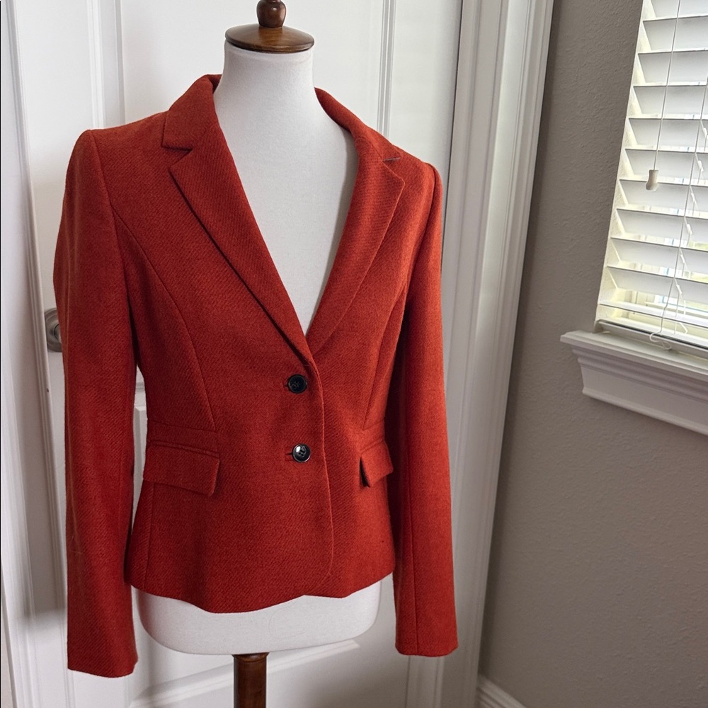 Elegant Women's Rust Blazer